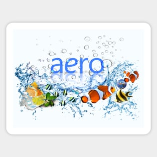 Frutiger Aero World Design Sticker